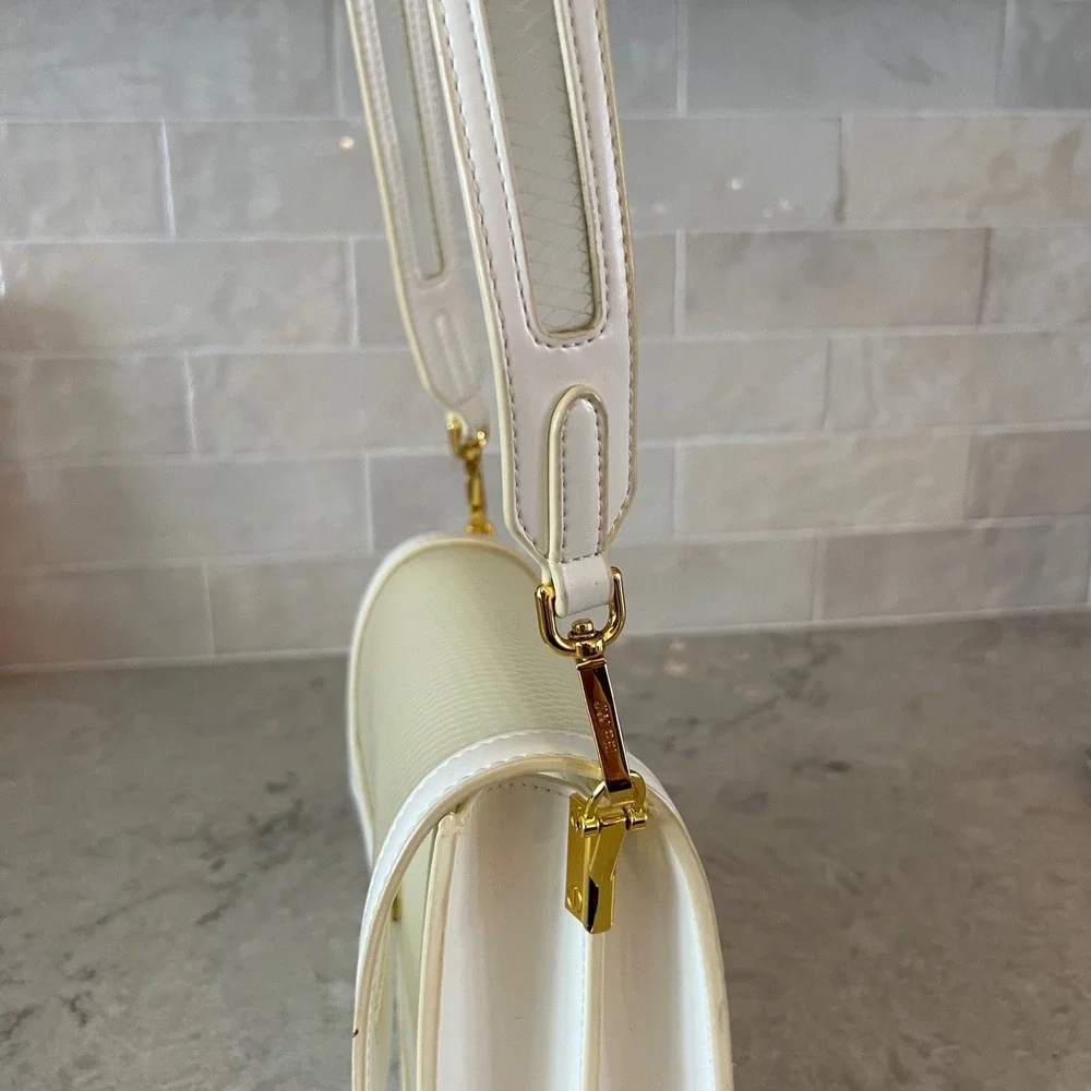 JW PEI Mini‎ Flap See-Through Crossbody White